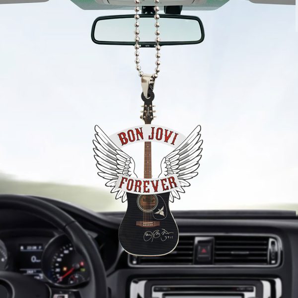 Bon Jovi Custom Shape 2-sided Acrylic Car Ornament - TANTN 6211