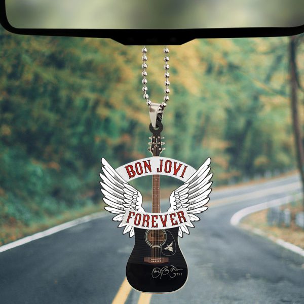 Bon Jovi Custom Shape 2-sided Acrylic Car Ornament - TANTN 6211