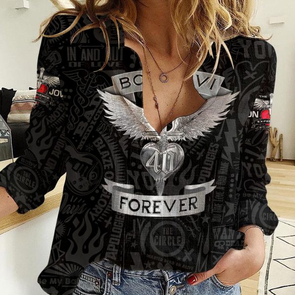 Bon Jovi 3D Linen Shirt - HUANNM 4980.1