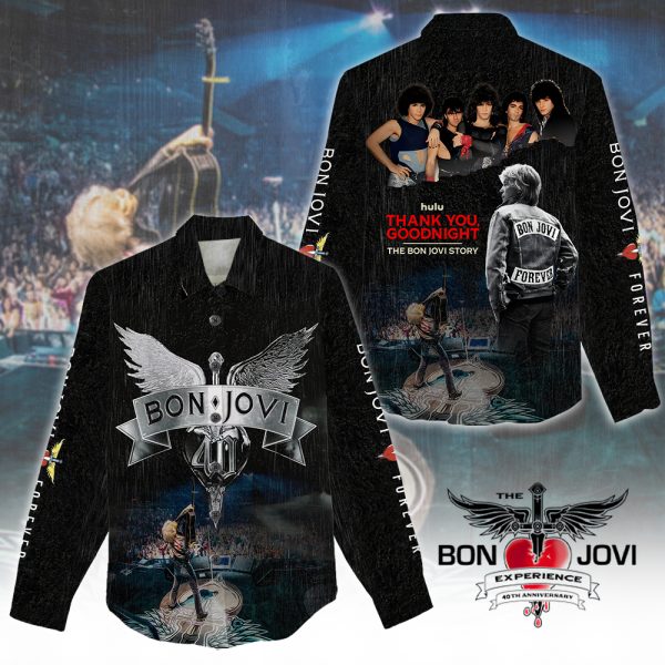 Bon Jovi 3D Linen Shirt - HUANNM 4981.1