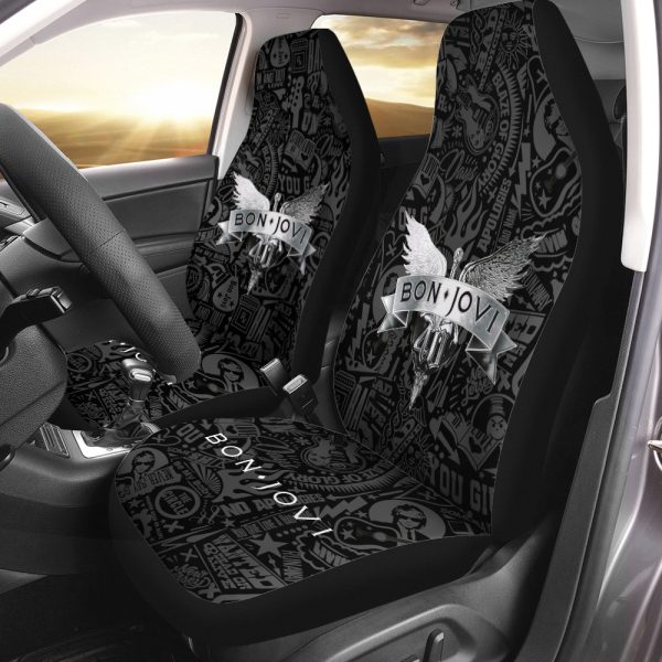 Bon Jovi 2PCS Car Seat Cover - TANTN 6298