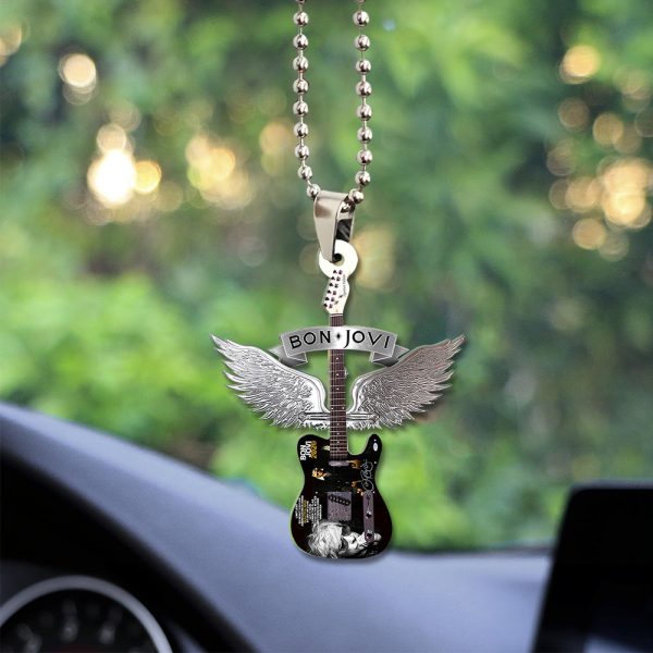 Bon Jovi Custom Shape 2-sided Acrylic Car Ornament - TANTN 6212