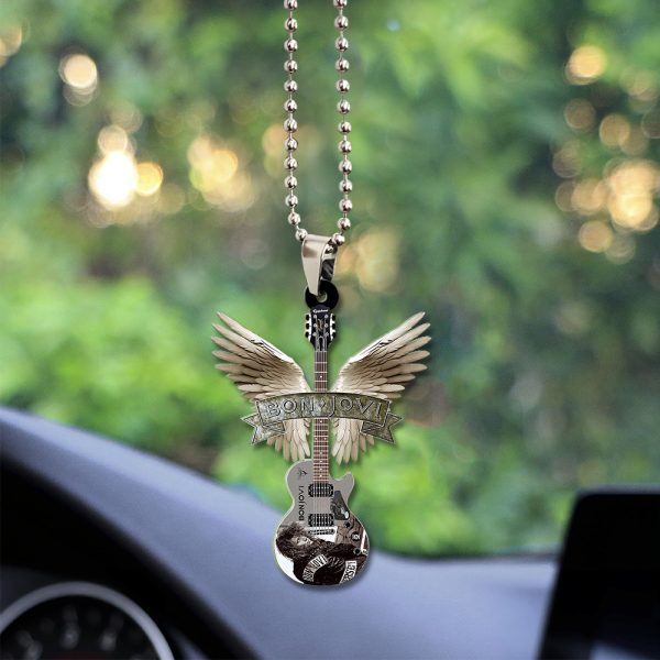 Bon Jovi Custom Shape 2-sided Acrylic Car Ornament - TANTN 6220