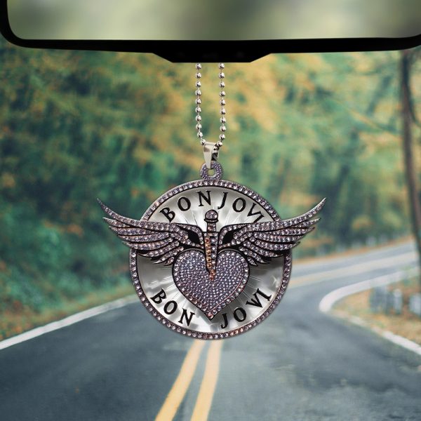 Bon Jovi Custom Shape 2-sided Acrylic Car Ornament - TANTN 6268