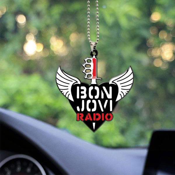 Bon Jovi Custom Shape 2-sided Acrylic Car Ornament - TANTN 6274