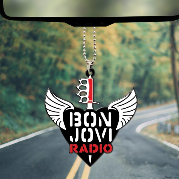 Bon Jovi Custom Shape 2-sided Acrylic Car Ornament - TANTN 6274