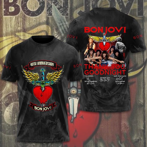 Bon Jovi 3D Apparel - TANTN 6273