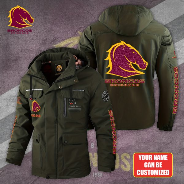Personalized Brisbane Broncos 2D Parka Jacket - TANTN 6685