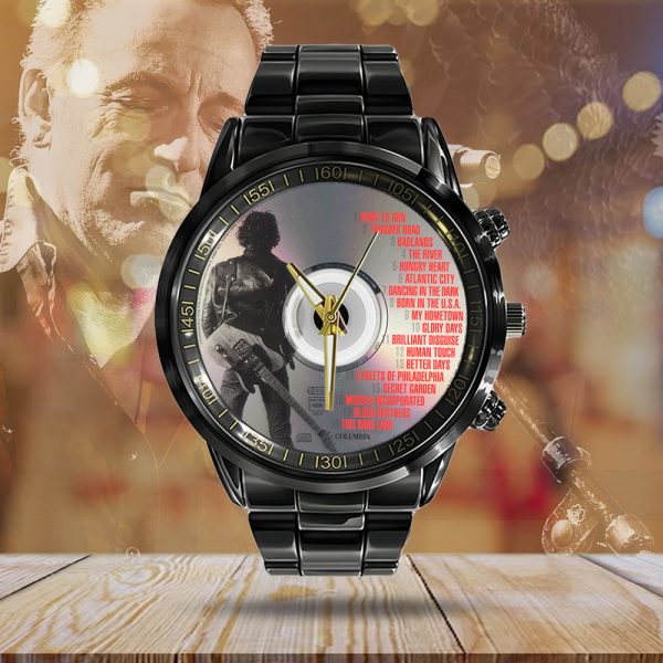 Bruce Springsteen Black Stainless Steel Watch - TANTN 6133
