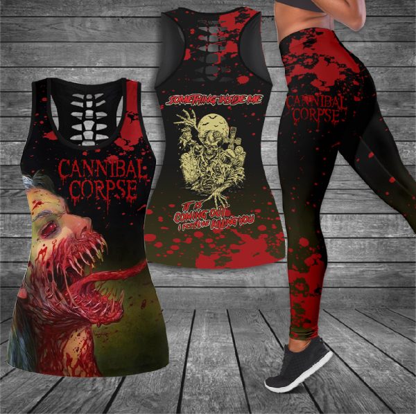 Cannibal Corpse Hollow Tank Top Leggings - HUANNM 375