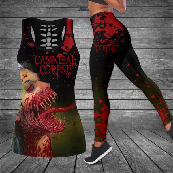 Cannibal Corpse Hollow Tank Top Leggings - HUANNM 375