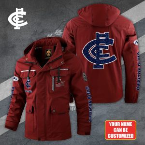 Personalized Carlton Football Club 2D Parka Jacket - TANTN 6684