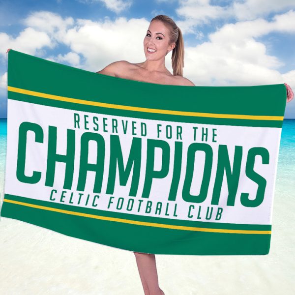 Celtic FC Rectangle Beach Towel - TANTN 6607