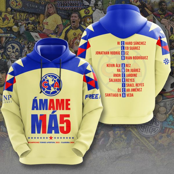 Club América 3D Apparel - HUANNM 5208