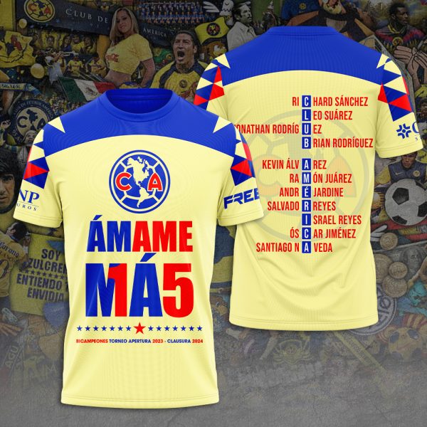 Club América 3D Apparel - HUANNM 5208
