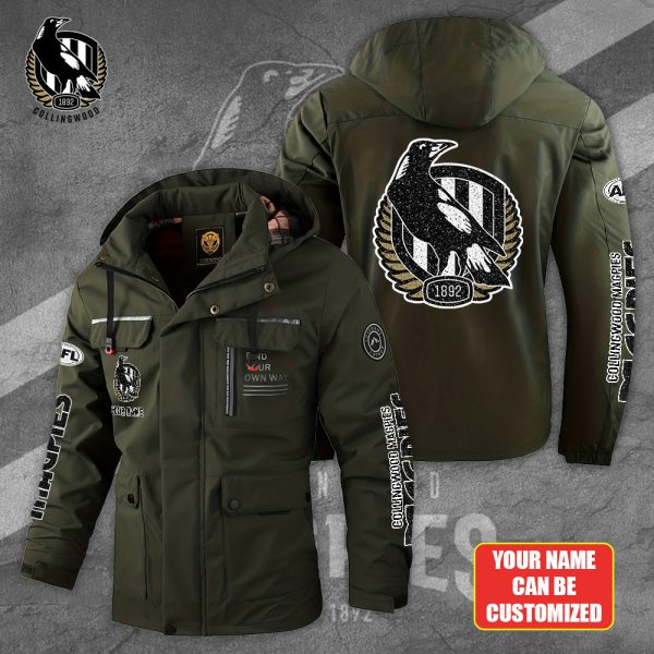 Personalized Collingwood FC 2D Parka Jacket - TANTN 6687