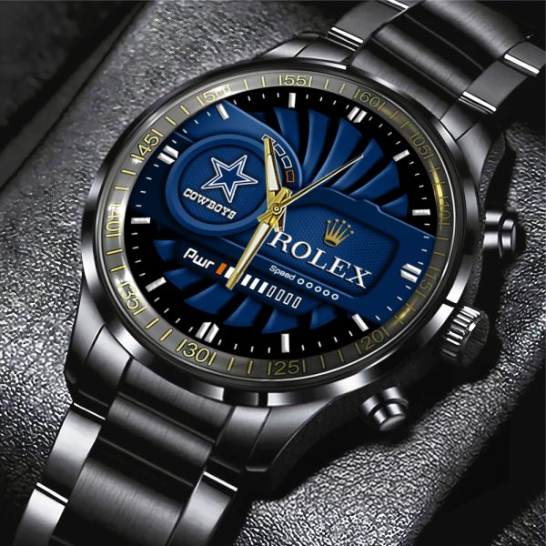 Dallas Cowboys x Rolex Black Stainless Steel Watch - MAITM 6754