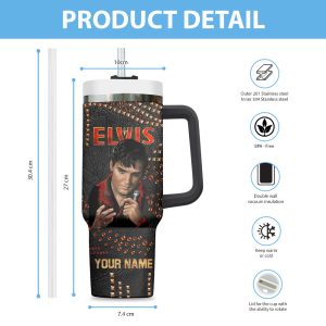 Personalized Elvis Presley 40oz Stanley Tumbler - VANDH 2928