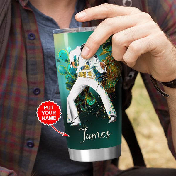 Personalized Elvis Presley Tumbler Cup - VANDH 2926