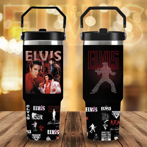 Elvis Presley Flip Straw 30oz Tumbler - GNE 507