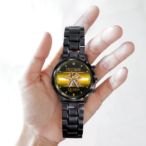 Freddie Mercury Black Stainless Steel Watch - MAITM 6772