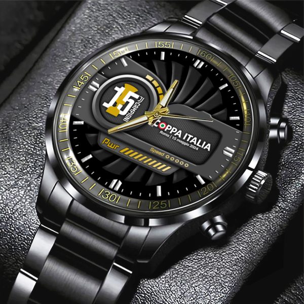 Juventus F.C. Black Stainless Steel Watch - HOATT 4882