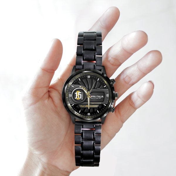 Juventus F.C. Black Stainless Steel Watch - HOATT 4882