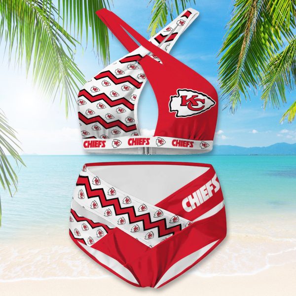 Kansas City Chiefs 3D Criss Cross Swimsuit - GNE 443