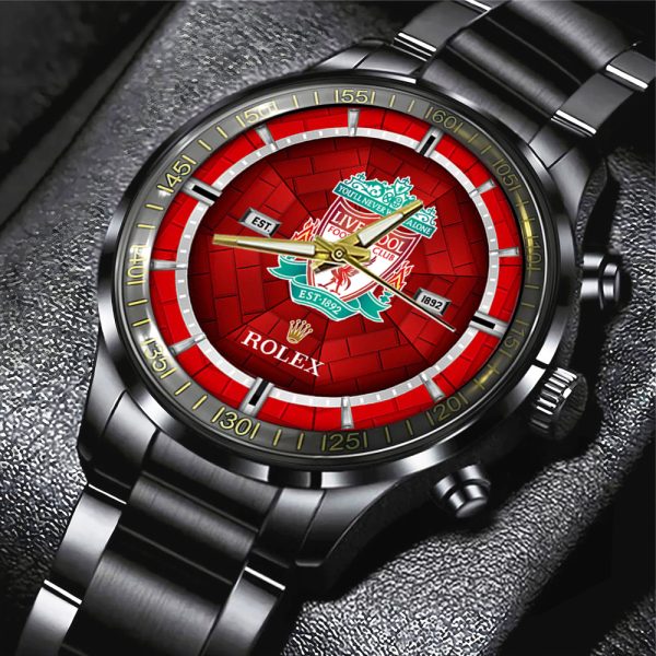 Liverpool FC x Rolex Black Stainless Steel Watch - MAITM 6796