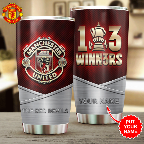 Personalized Manchester United Tumbler Cup - HOATT 4996