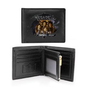 Megadeth Band 2D Printed Wallet - HUANNM 5162