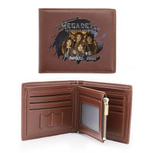 Megadeth Band 2D Printed Wallet - HUANNM 5162