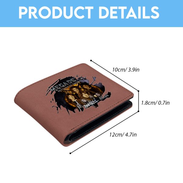 Megadeth Band 2D Printed Wallet - HUANNM 5162