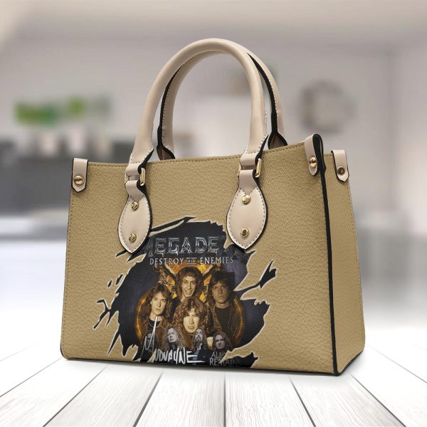 Megadeth Band Leather HandBag - HUANNM 5162