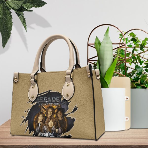 Megadeth Band Leather HandBag - HUANNM 5162