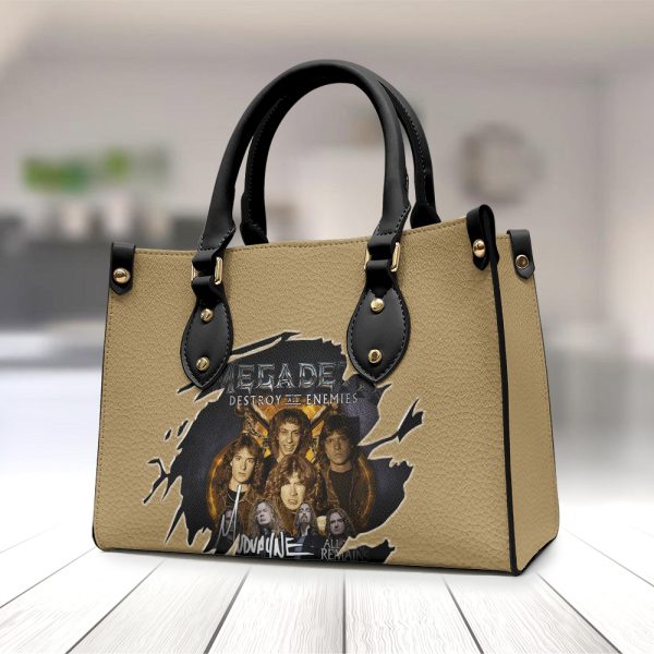 Megadeth Band Leather HandBag - HUANNM 5162