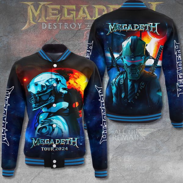 Megadeth Band Varsity Jacket - HUANNM 5147.1