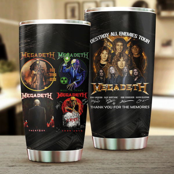 Megadeth Band Tumbler Cup - HUANNM 4902