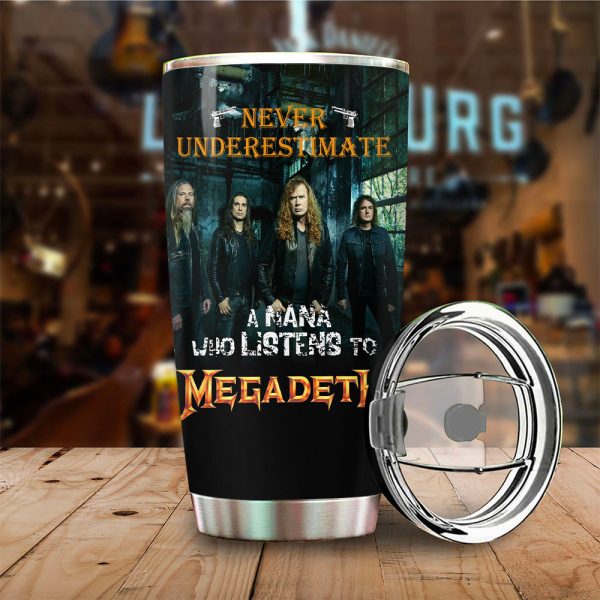 Personalized Megadeth Band Tumbler Cup - TANTN 6230
