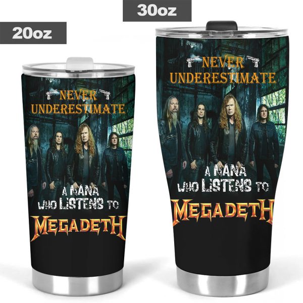 Personalized Megadeth Band Tumbler Cup - TANTN 6230