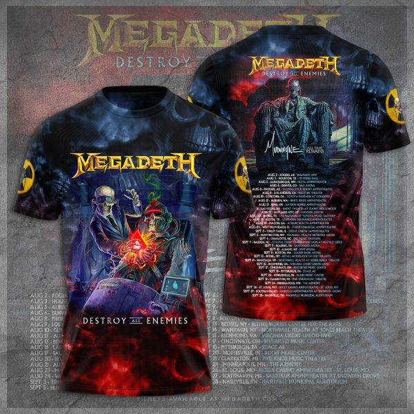 Megadeth Band 3D Apparel - TANTN 6192
