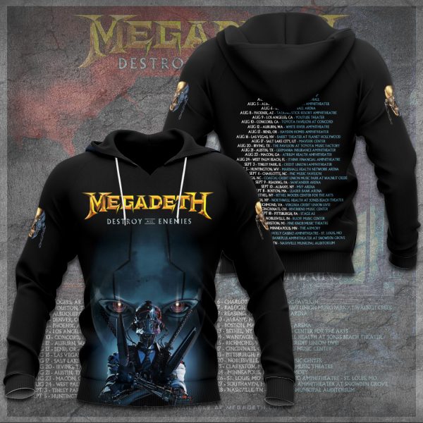 Megadeth Band 3D Apparel - TANTN 6253