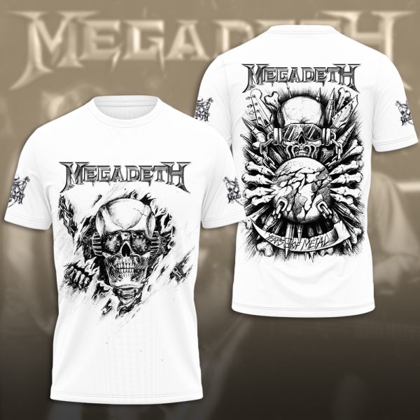 Megadeth Band 3D Apparel - GNE 434