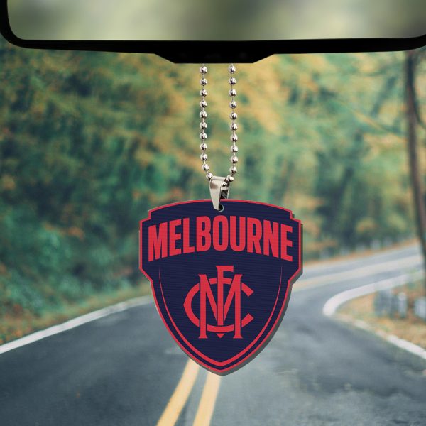 Melbourne Football Club Custom Shape 1-sided Acrylic Car Ornament - HUANNM 5031