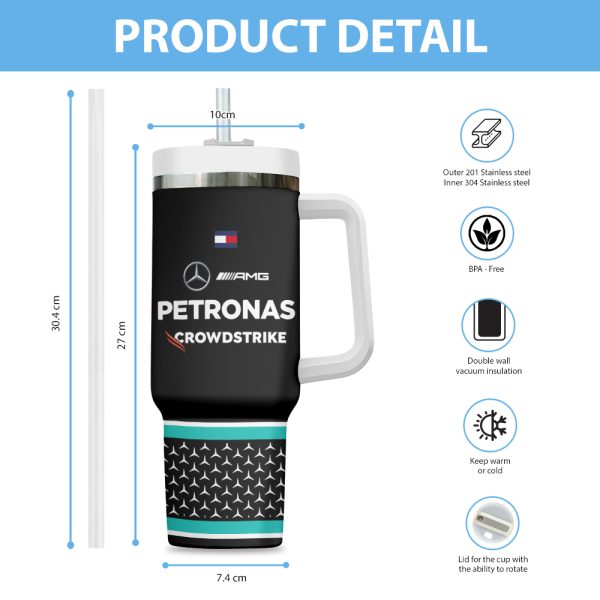 Mercedes-AMG Petronas F1 40oz Stanley Tumbler - HUANNM 4243