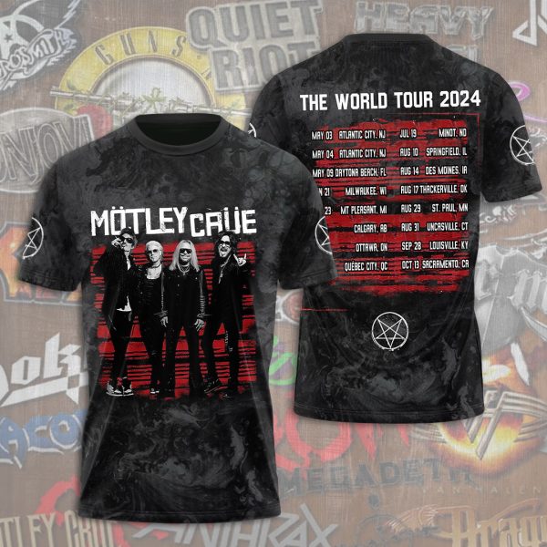 Mötley Crüe 3D Apparel - ANHNV 4423
