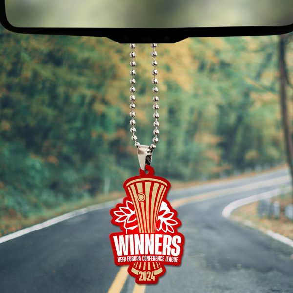 Olympiakos F.C. Custom Shape 2-sided Acrylic Car Ornament - TANTN 6715
