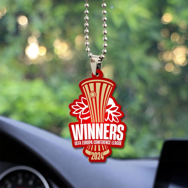 Olympiakos F.C. Custom Shape 2-sided Acrylic Car Ornament - TANTN 6715