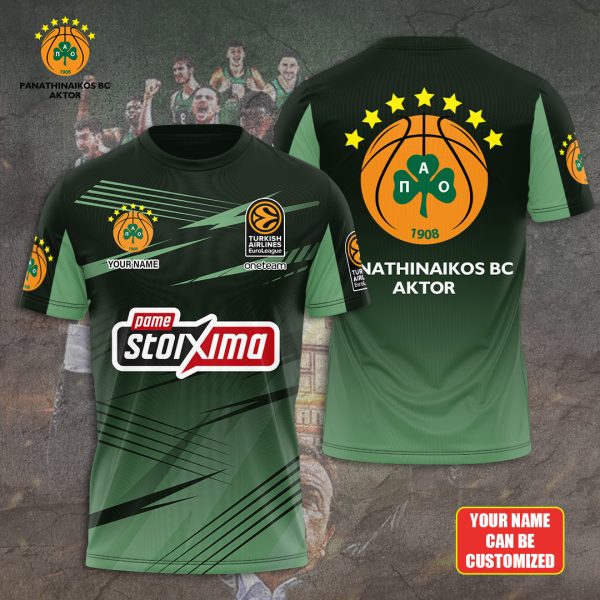 Personalized Panathinaikos B.C. 3D Apparel - TANTN 6648