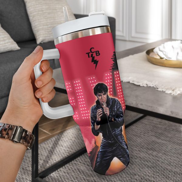 Elvis Presley 40oz Stanley Tumbler - HUANNM 5176